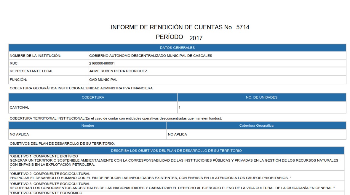 informe publicado en rEc 2017